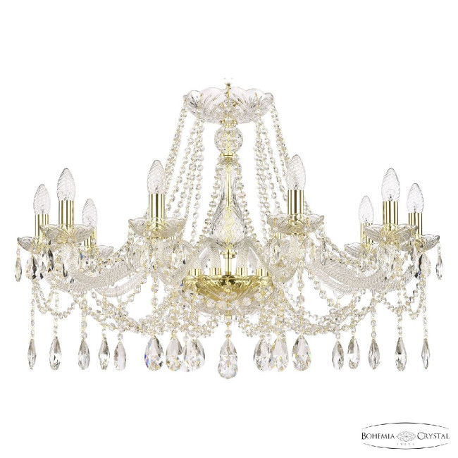 Подвесная люстра Bohemia Ivele Crystal 107/10/300 G Подвесная люстра Bohemia Ivele Crystal 107/10/300 G