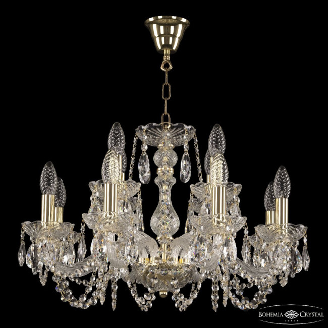 Подвесная люстра Bohemia Ivele Crystal 119/8+4/200 G Подвесная люстра Bohemia Ivele Crystal 119/8+4/200 G