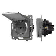 Механизм розетки влагозащищённый Arlight SCT-MCP-PL-GR-V (250V, 16A) 049836