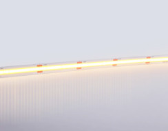 Светодиодная лента Ambrella Light Illumination COB 528Led/14W m/ 24V IP20 3000K/ 5m*10mm*2mm (2 конт.) GS4751