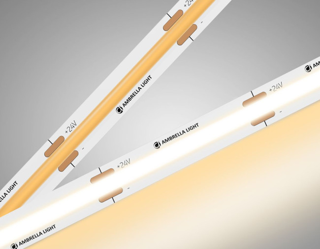 Светодиодная лента Ambrella Light Illumination COB 528Led/14W m/ 24V IP20 3000K/ 5m*10mm*2mm (2 конт.) GS4751 Светодиодная лента Ambrella Light Illumination COB 528Led/14W m/ 24V IP20 3000K/ 5m*10mm*2mm (2 конт.) GS4751