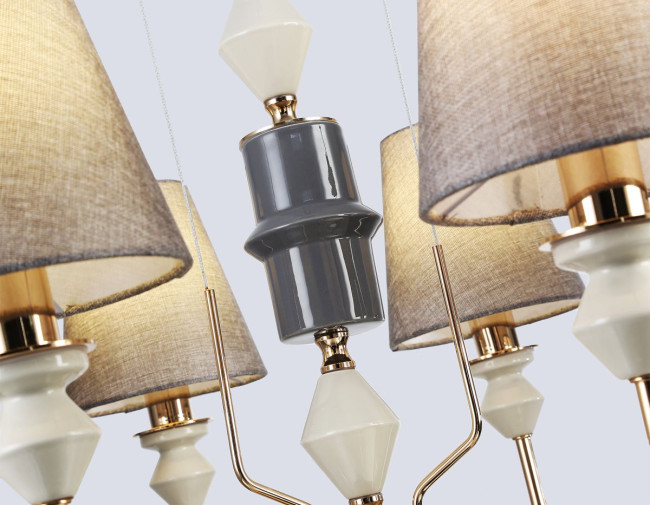 Подвесная люстра Ambrella Light High Light Ceramo Classic LH75403 Подвесная люстра Ambrella Light High Light Ceramo Classic LH75403