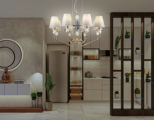 Подвесная люстра Ambrella Light High Light Ceramo Classic LH75403 Подвесная люстра Ambrella Light High Light Ceramo Classic LH75403