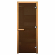 Дверь стеклянная Бронза (Ольха, 8, 180х70, Бронза, 28)