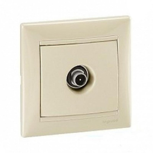 Розетка TV Legrand Valena Звезда слоновая кость 774329 Розетка TV Legrand Valena Звезда слоновая кость 774329