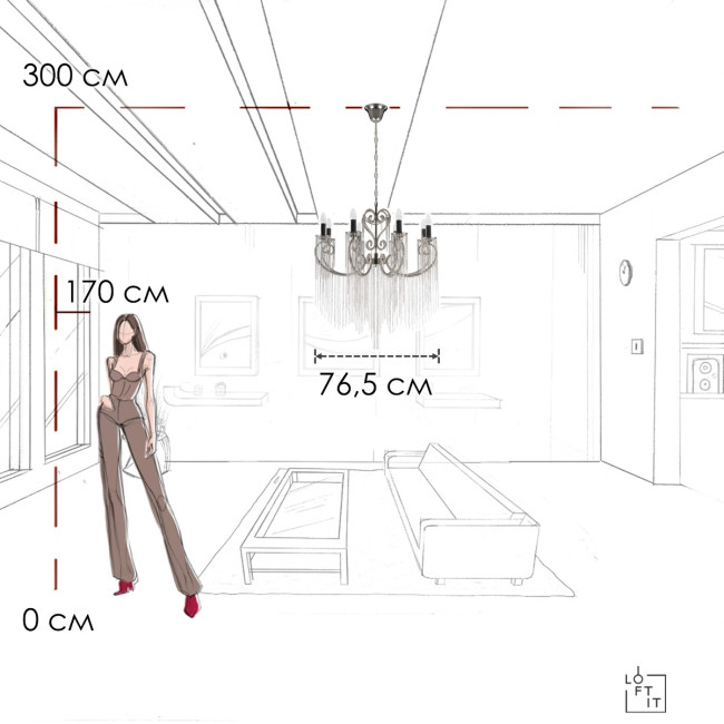 Подвесная люстра Loft IT Wonderland 10405/8 Подвесная люстра Loft IT Wonderland 10405/8