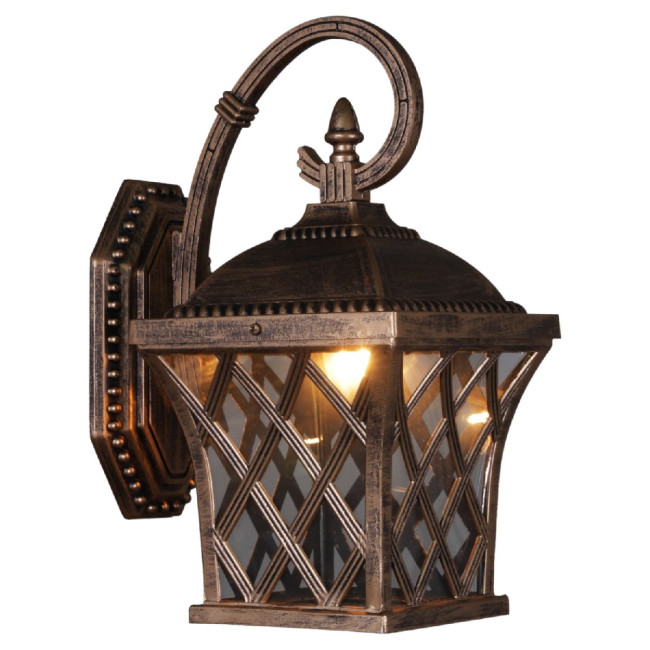 Уличный настенный светильник Reluce 09017-0.2-001SW BKG Уличный настенный светильник Reluce 09017-0.2-001SW BKG