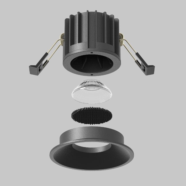 Встраиваемый светильник Maytoni Round DL058-12W-DTW-B