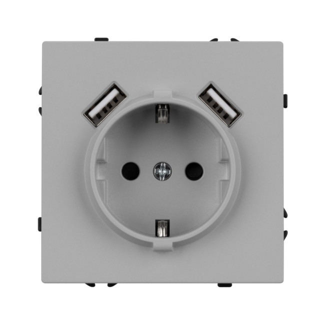 Механизм розетки Arlight с USB зарядкой SCT-NOBE-MUAA-SFPL-IS (230V, 16A) 059443 Механизм розетки Arlight с USB зарядкой SCT-NOBE-MUAA-SFPL-IS (230V, 16A) 059443