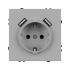 Механизм розетки Arlight с USB зарядкой SCT-NOBE-MUAA-SFPL-IS (230V, 16A) 059443 Механизм розетки Arlight с USB зарядкой SCT-NOBE-MUAA-SFPL-IS (230V, 16A) 059443