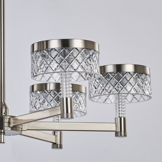 Подвесная люстра Delight Collection MD21020075 MD21020075-8B satin nickel Подвесная люстра Delight Collection MD21020075 MD21020075-8B satin nickel