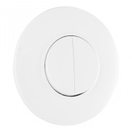 Выключатель круглый двухклавишный с рамкой Arte Milano SET08-1-30-2 white