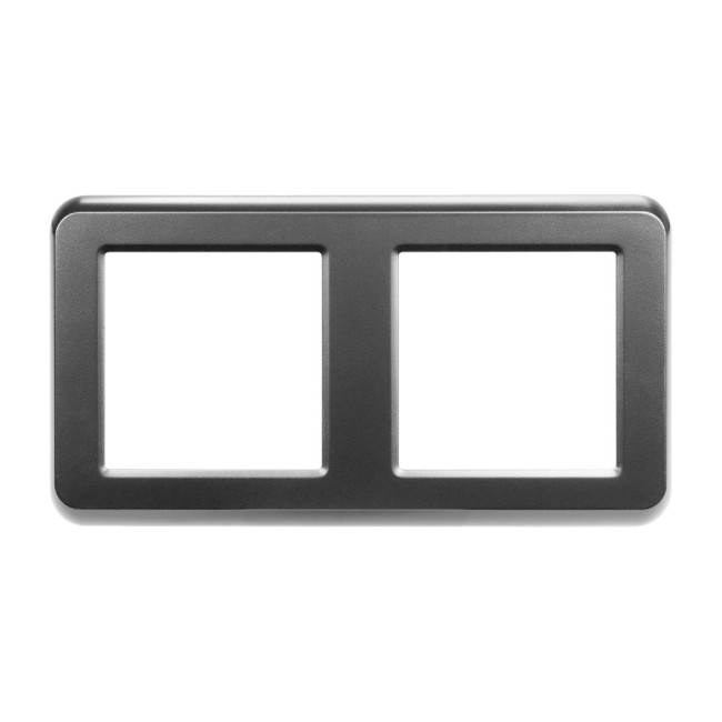 Рамка пластиковая Arlight FRM-VERSA-PL-2-GR 043780 Рамка пластиковая Arlight FRM-VERSA-PL-2-GR 043780