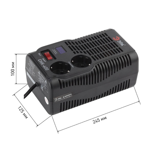 Стабилизатор Эра СНК-600 Б0032468 Стабилизатор Эра СНК-600 Б0032468