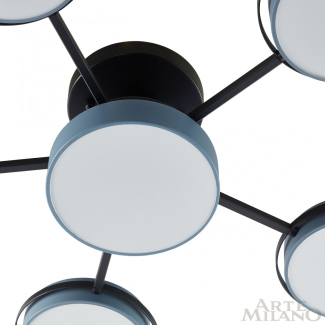 Потолочная люстра Arte Milano Ferrara 250406/5+1 Gr Потолочная люстра Arte Milano Ferrara 250406/5+1 Gr