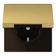 Розетка штепсельная Schuko Jung ME1520KIKLC