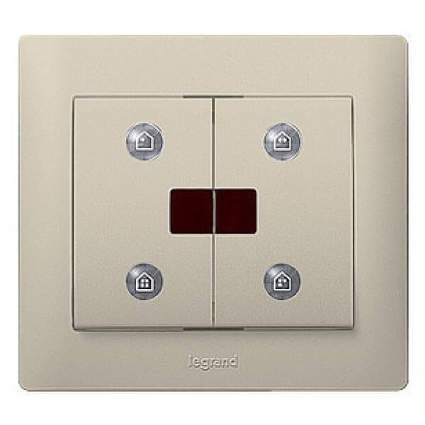 Лицевая панель Legrand Galea Life сценарного выключателя IN ONE титановая 771493 Лицевая панель Legrand Galea Life сценарного выключателя IN ONE титановая 771493