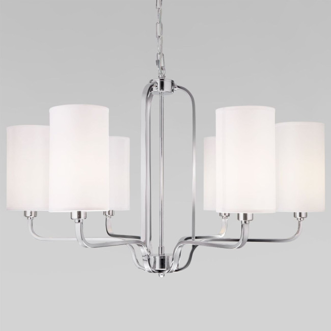 Подвесная люстра Eurosvet Purezza 60128/6 хром Подвесная люстра Eurosvet Purezza 60128/6 хром