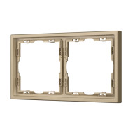 Рамка пластиковая Arlight FRM-NOBE-SFPL-2-GD 054217