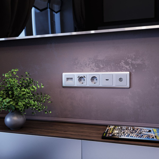 ТВ-розетка оконечная Werkel W1183006 4690389164873 a050888 ТВ-розетка оконечная Werkel W1183006 4690389164873 a050888