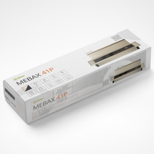 Блок розеток 41P (2 секции, USB + type C + RJ45 + HDMI) Mebax 00-00002595 Блок розеток 41P (2 секции, USB + type C + RJ45 + HDMI) Mebax 00-00002595