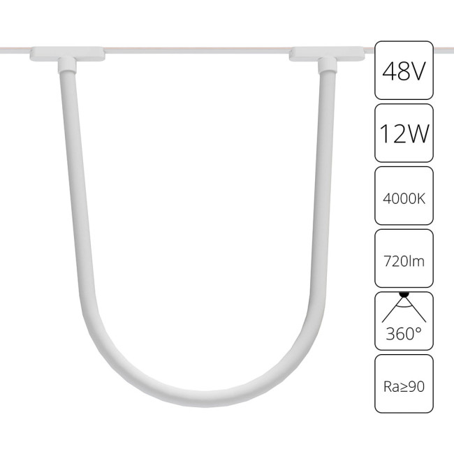 Трековый магнитный светильник Arte Lamp Rapid A6167PL-1WH Трековый магнитный светильник Arte Lamp Rapid A6167PL-1WH