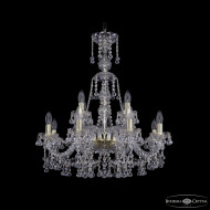 Подвесная люстра Bohemia Ivele Crystal 1409/8+4/240/XL-76 G