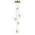 Подвесной светильник Delight Collection MD24001033-5A gold/clear Подвесной светильник Delight Collection MD24001033-5A gold/clear