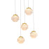 Подвесной светильник Delight Collection MD25030003-5A gold/clear Подвесной светильник Delight Collection MD25030003-5A gold/clear