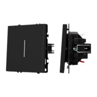 Механизм звонкового выключателя Arlight LED SWT-NOBE-MKR1-SFPL-L-BK (230V, 10A) (Черный оникс) 061734 Механизм звонкового выключателя Arlight LED SWT-NOBE-MKR1-SFPL-L-BK (230V, 10A) (Черный оникс) 061734