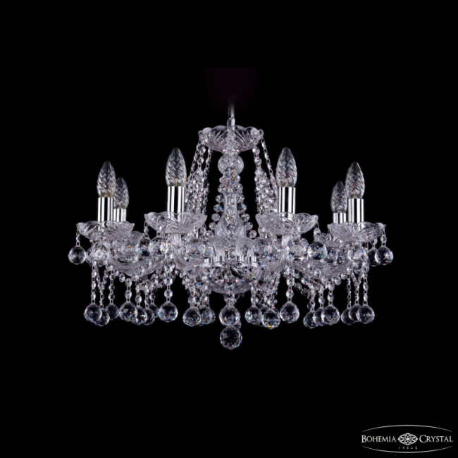 Подвесная люстра Bohemia Ivele Crystal 1413/8/200 Ni Balls