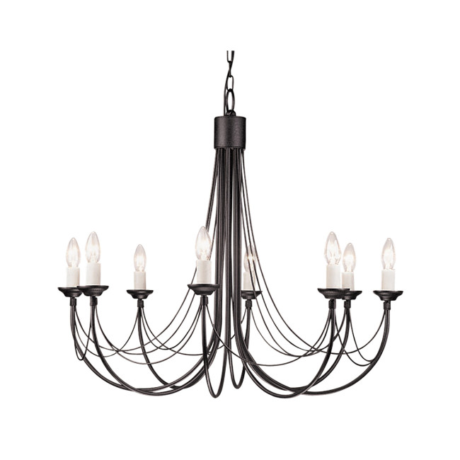 Подвесная люстра Elstead Lighting CB8-BLACK Подвесная люстра Elstead Lighting CB8-BLACK