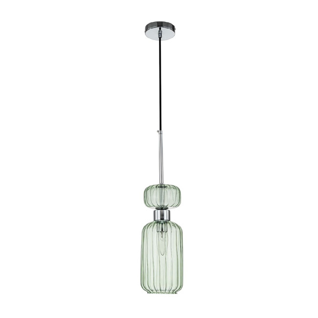 Подвесной светильник Escada Gloss 1141/1S Chrome/Green Подвесной светильник Escada Gloss 1141/1S Chrome/Green