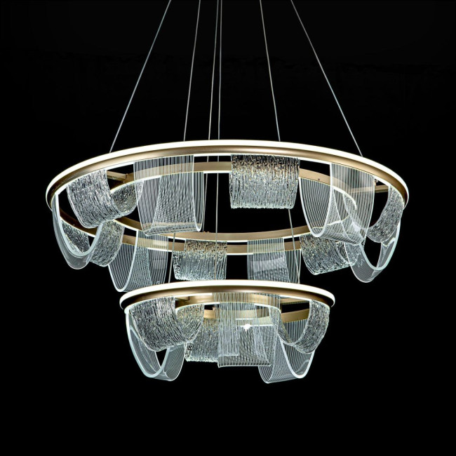 Подвесная люстра LED4U L7706-800-460 GD Подвесная люстра LED4U L7706-800-460 GD