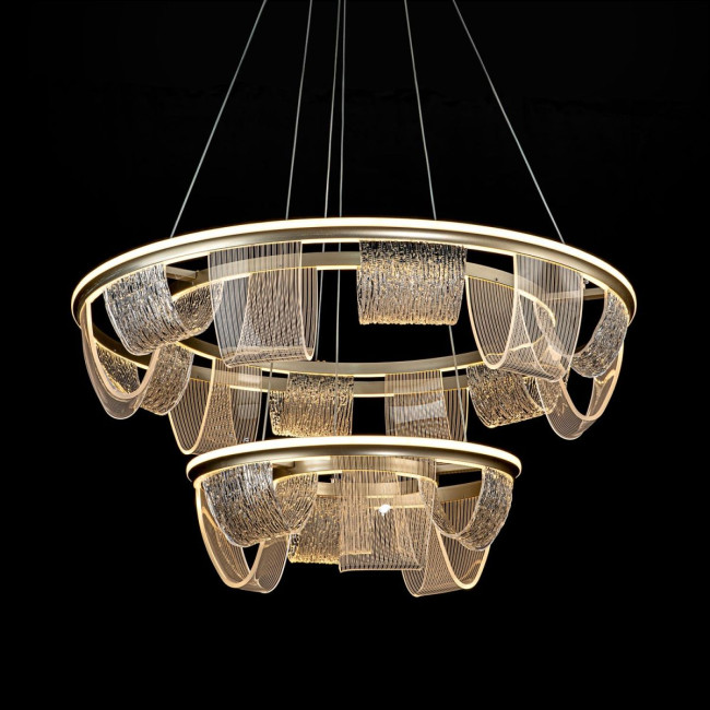 Подвесная люстра LED4U L7706-800-460 GD Подвесная люстра LED4U L7706-800-460 GD