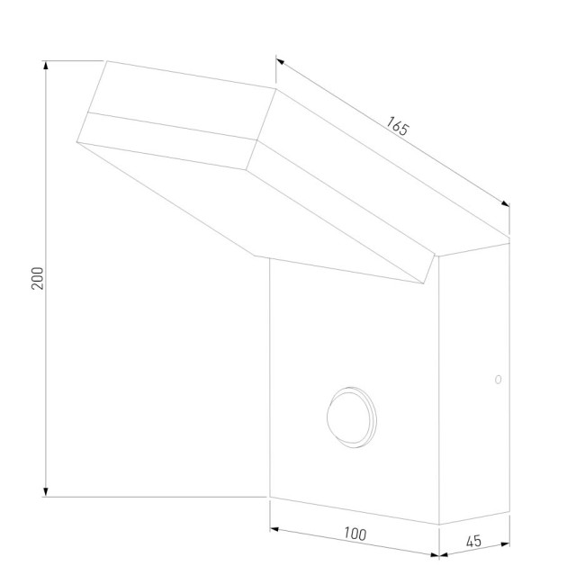 Уличный настенный светильник Elektrostandard Sensor 4690389175008 Уличный настенный светильник Elektrostandard Sensor 4690389175008