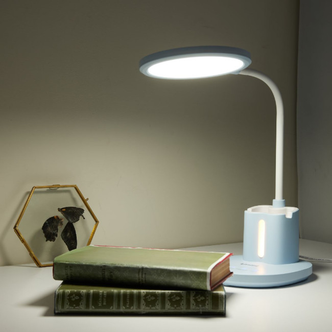 Настольная лампа Uniel ULM-D150 15W/3000-6500K/DIM BLUE UL-00011292 Настольная лампа Uniel ULM-D150 15W/3000-6500K/DIM BLUE UL-00011292