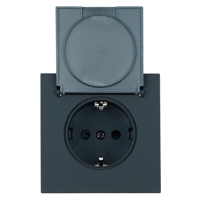 Розетка 1-местная Stekker 250В 16А Мия RST16-3112-05 50455 Розетка 1-местная Stekker 250В 16А Мия RST16-3112-05 50455