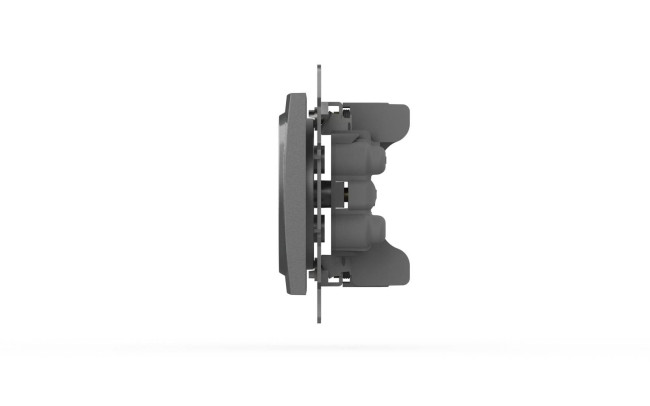 Розетка двухместная без заземления ELBI Zena Vega 609-011000-908 Розетка двухместная без заземления ELBI Zena Vega 609-011000-908