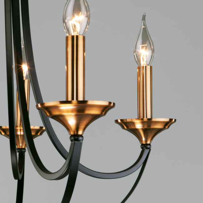 Подвесная люстра Eurosvet 60098/5 черный Подвесная люстра Eurosvet 60098/5 черный