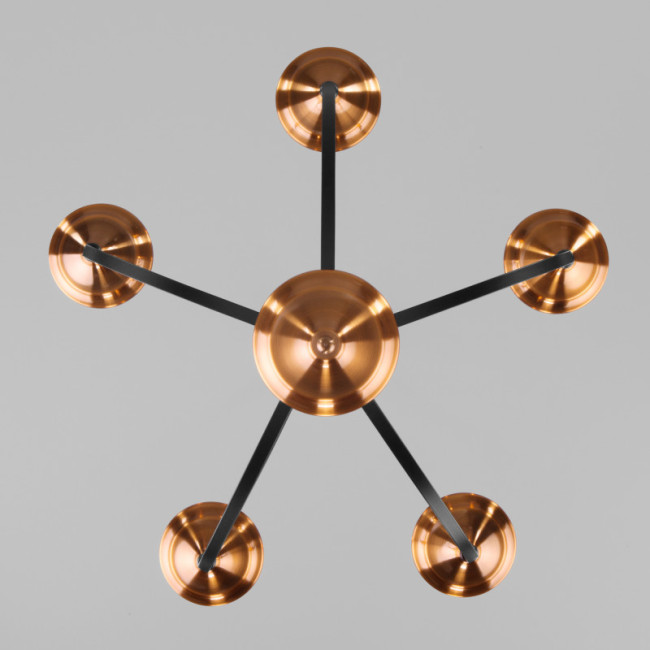 Подвесная люстра Eurosvet 60098/5 черный Подвесная люстра Eurosvet 60098/5 черный