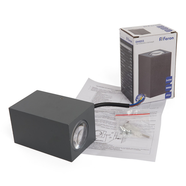 Уличный настенный светильник Feron Бостон DH055 48489 Уличный настенный светильник Feron Бостон DH055 48489