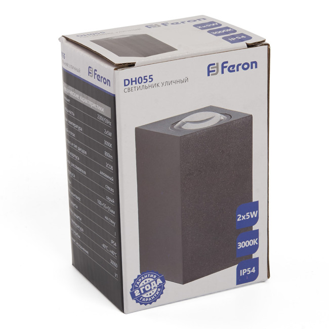 Уличный настенный светильник Feron Бостон DH055 48489 Уличный настенный светильник Feron Бостон DH055 48489