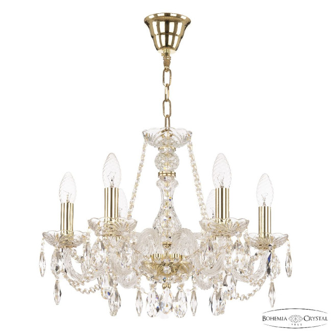 Подвесная люстра Bohemia Ivele Crystal 116/6/165 G Подвесная люстра Bohemia Ivele Crystal 116/6/165 G