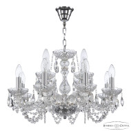 Подвесная люстра Bohemia Ivele Crystal 119/8+4/200 Ni Подвесная люстра Bohemia Ivele Crystal 119/8+4/200 Ni