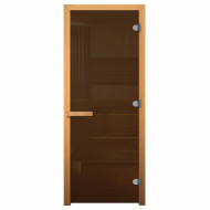 Дверь стеклянная Бронза (Ольха, 8, 190х70, Бронза, 28)