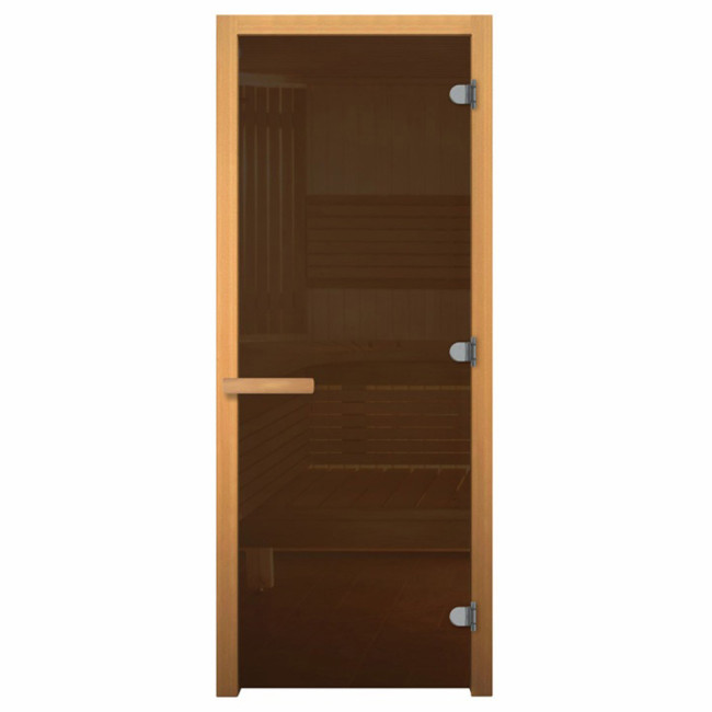 Дверь стеклянная Бронза (Ольха, 8, 190х70, Бронза, 28)