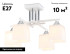 Потолочная люстра Ambrella Light Loft Traditional TR303041 Потолочная люстра Ambrella Light Loft Traditional TR303041
