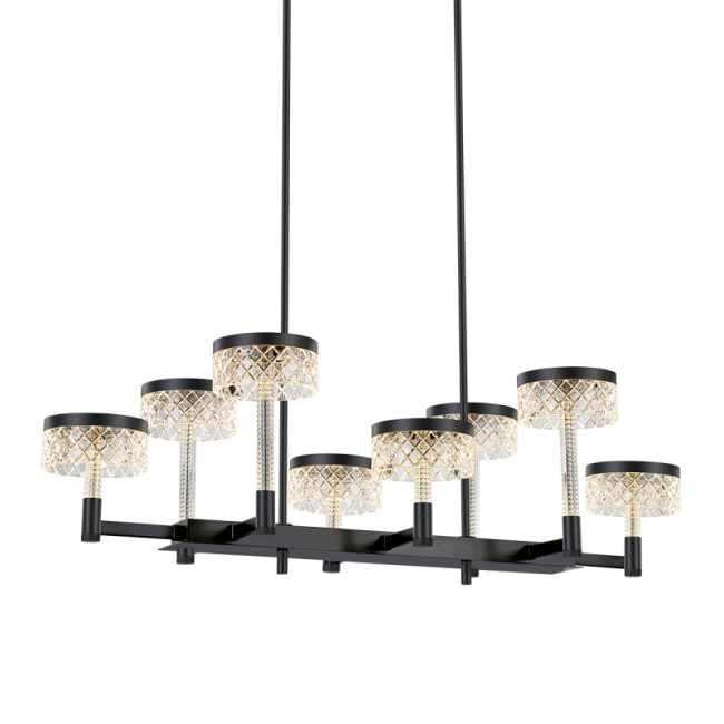 Подвесная люстра Delight Collection MD21020075 MD21020075-8B matt black Подвесная люстра Delight Collection MD21020075 MD21020075-8B matt black