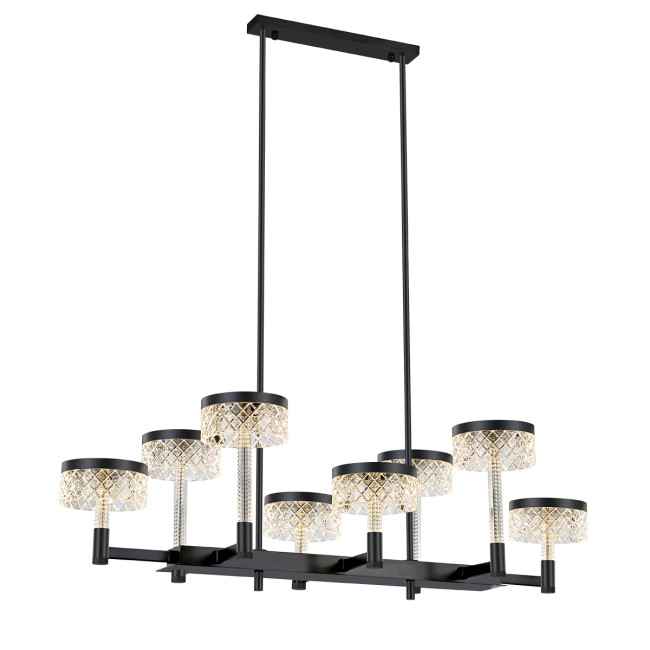 Подвесная люстра Delight Collection MD21020075 MD21020075-8B matt black Подвесная люстра Delight Collection MD21020075 MD21020075-8B matt black